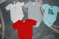 20🌺 Baby Body Mädchen Jungen 4 Bodys 62 / 68 Set kurzarm C&A  Bekleidungspaket