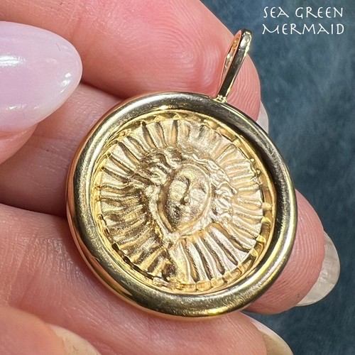 14k gelbgold sonnengöttin - 14k,