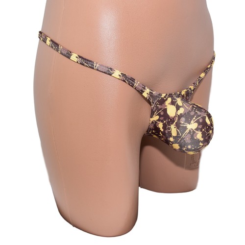 Men thong bulge pouch spider - thong,