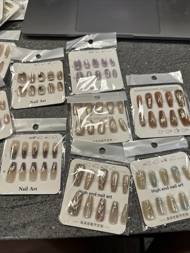 Press nails custom handmade - nails,