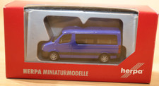 Herpa, 047098 VW Crafter Fensterbus Blau, H0, 1:87, OVP