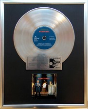 Freddie Mercury Barcelona original CD/Cover + 12" gerahmt goldene Schallplatte