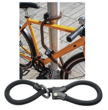 ABUS Fahrrad Kettenschloss 1806 140cm Infinity Loop wie Einsteckkette schwarz