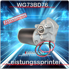 -WG73BD76-M8-12V Getriebemotor Universal 60U/min, 100W, M8 Welle,