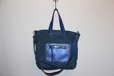 City Shopper blau in Strickoptik #TOP Zustand #