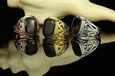 Herrenring Siegelring Onyx