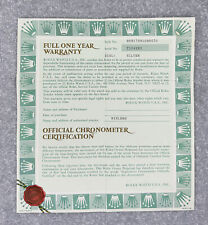 Rolex Zertifikat Lady Datejust Referenz 69179 --- a09007