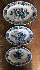 3 ovale Platten / Teller