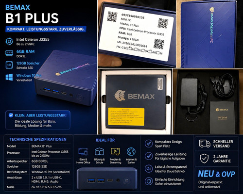 Bemax plus mini intel - plus, pc