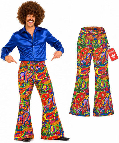 Bunte hippie schlaghose für - hippie,
