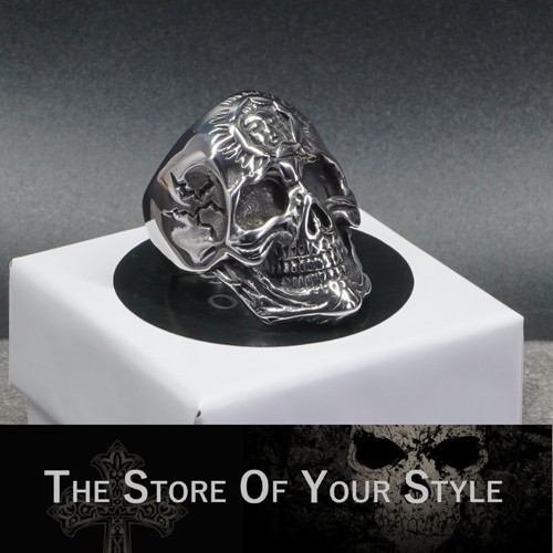 Großer totenkopfring - großer,