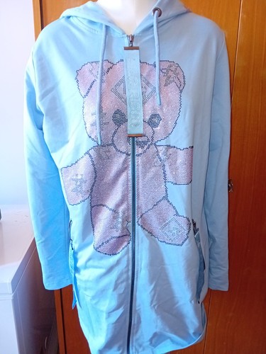 Schöne hellblaue strickjacke - hellblaue,