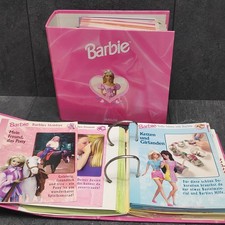 Barbie Ordner Sammelkarten Von Atlas Verlag Mattel 1998 • 2 Ordner Sammlung 