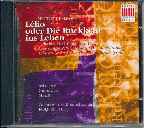 Hector berlioz lelio oder - berlioz:, die
