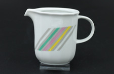 Tirschenreuth Facette bunte Streifen Milchkännchen Kännchen Porzellan H 9,5 cm