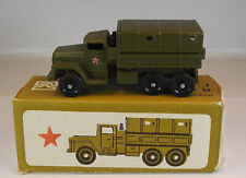Metall ca. 1/72 LKW mit Plane UDSSR USSR CCCP Rußland Militär Länge 9cm OVP #452