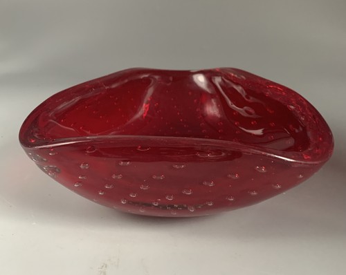 Muranoglas dreieck schale - dreieck,