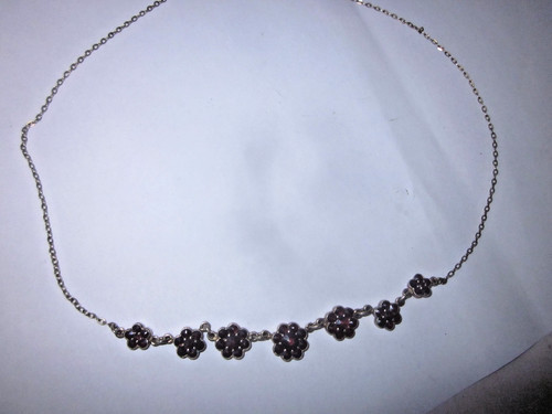 43050 halskette collier granat - 43050,