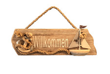 Maritimes Türschild