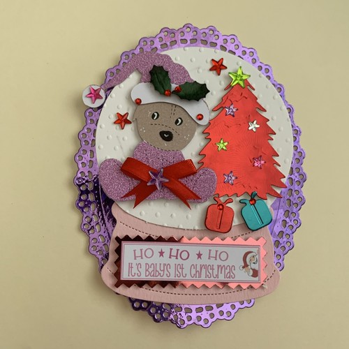 Babys erste weihnachtskarte - erste,