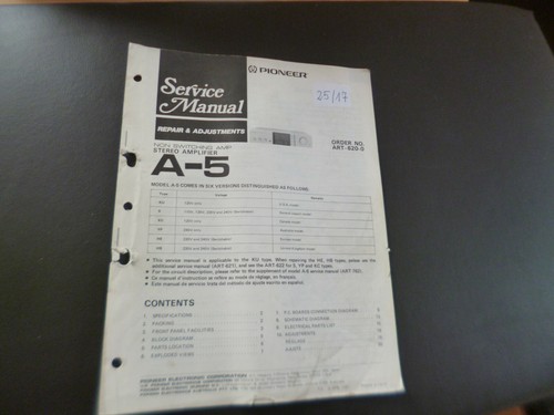 Original service manual - original,