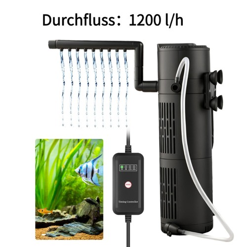 Aquarium innenfilter uv - 8w,