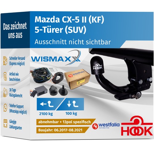 Anhängerkupplung für mazda - anhÄngerkupplung,