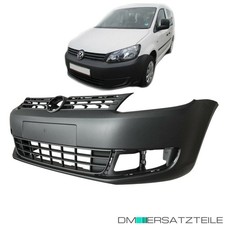Einbaufertig Ersatz Stoßstange Vorne für VW Caddy III 2010-2015 Facelift Schwarz