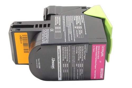 Lexmark 802sm 80c2sm0 toner - 802sm,
