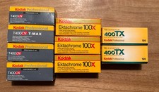 Kodak Ektachrome 100x — T400CN T-Max — 400TX  *Konvolut* Rollfilm 120 E6/C41