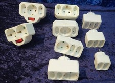 9 teiliges Steckdosen Set Mehrfachsteckdosen Eurostecker Verteiler
