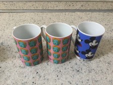 Könitz Porzellan Teetassen Kaffeetassen Andy Warhol Marilyn Monroe Mickey Mouse