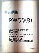 Fahrer- und Wartungshandbuch Werkstatthandbuch Yamaha PW 50 B