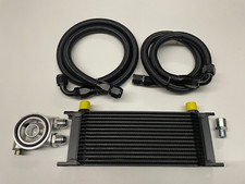 VW Golf 1 2 3 Corrado Passat Ölkühler Kit Umbau GTI 16V G60 in schwarz 15 Reihen