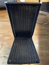 6 TECTA Freischwinger / Kragstühle - schwarz