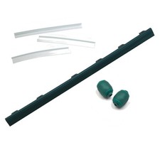 Ersatzteil Set geeig Vorwerk Elektrobürste EB 360 Frontlippe/Rollen 3 Kehrlippen