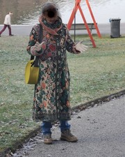 Langer Wollmantel von Ivko mit