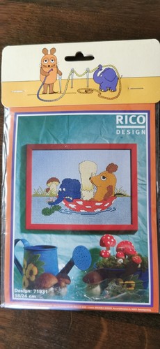 Stickpackung maus und elefant - und,