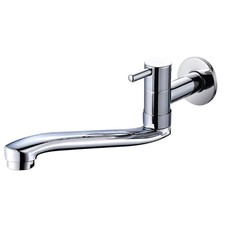 Wandmontage Drehbarer Küchenwasserhahn, Restaurant Spültischarmatur Kaltwasser