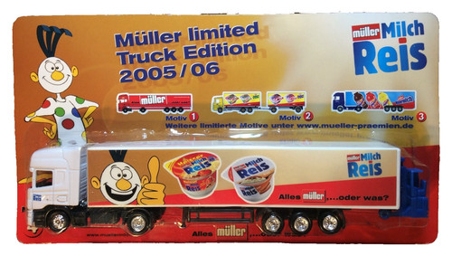Werbetruck lkw scania müller - werbetruck,