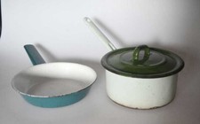 alter DDR Topf /Kasserolle und