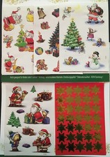 * 5 Bögen Weihnachtssticker