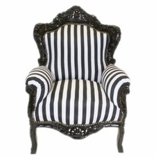 Thronsessel F30 Barocksessel gestreift