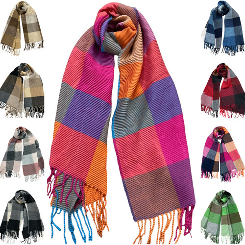 Weicher web winterschal stola - weicher,