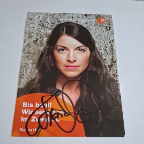 Autogrammkarte bianca hein - autogrammkarte,