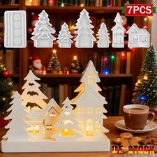 Silikonformen Weihnachten Haus