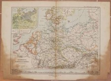 Landkarte Deutschland Holland