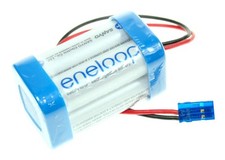 Eneloop Empfänger Akku 4,8V - 2000mAh NiMH Graupner-St.