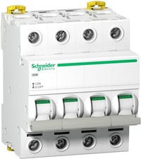 Schneider Electric A9S65463 iSW Lasttrennschalter, 4-polig, 63A, 240V,AC