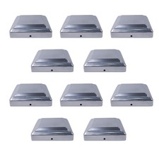 10x Pfostenkappen 7x7/8x8/10x10 cm,Abdeckkappe für Pfosten, Zaunpfosten Metall